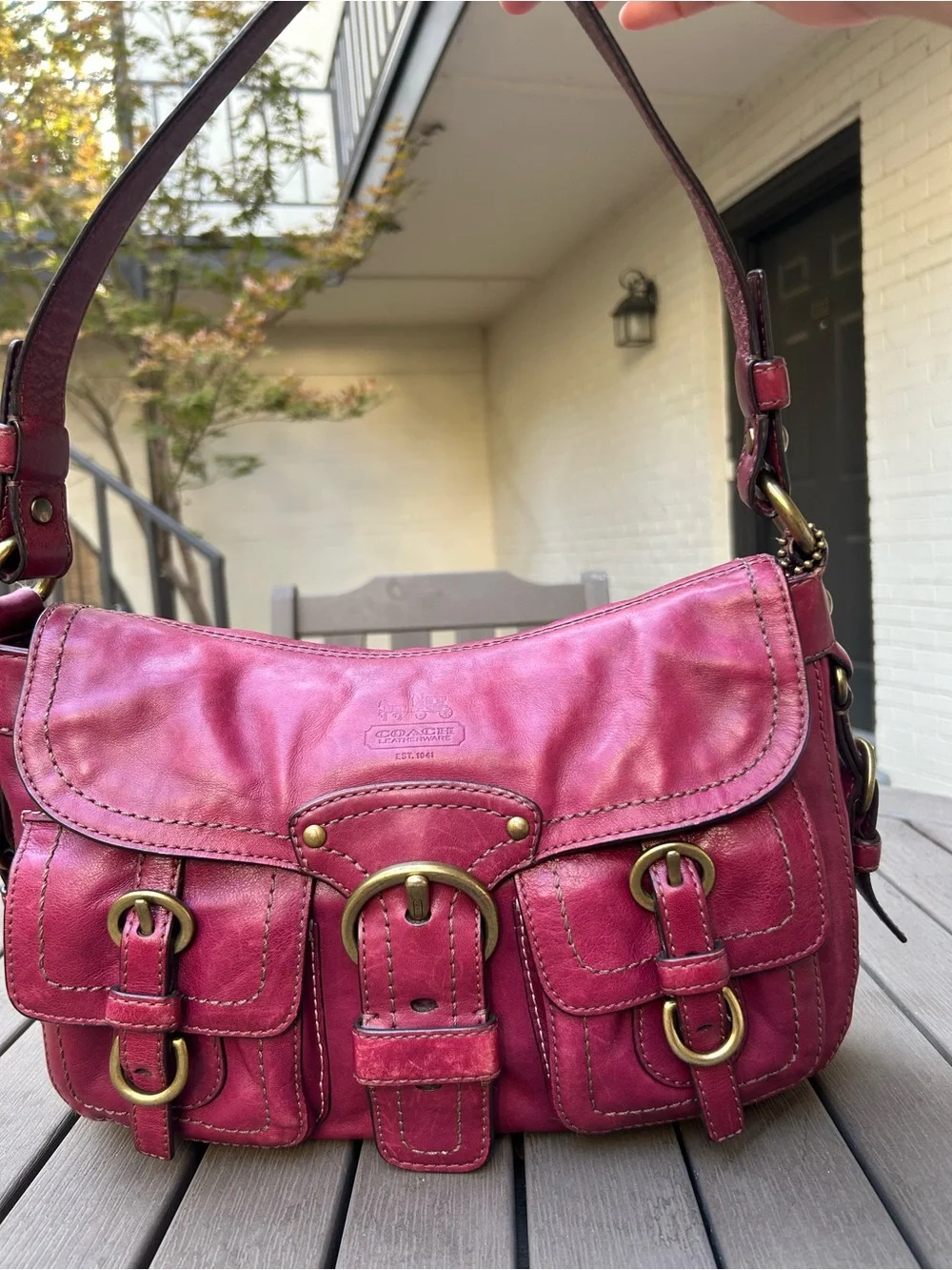 Rare Coach Legacy Garcia Hobo Bag in Pink